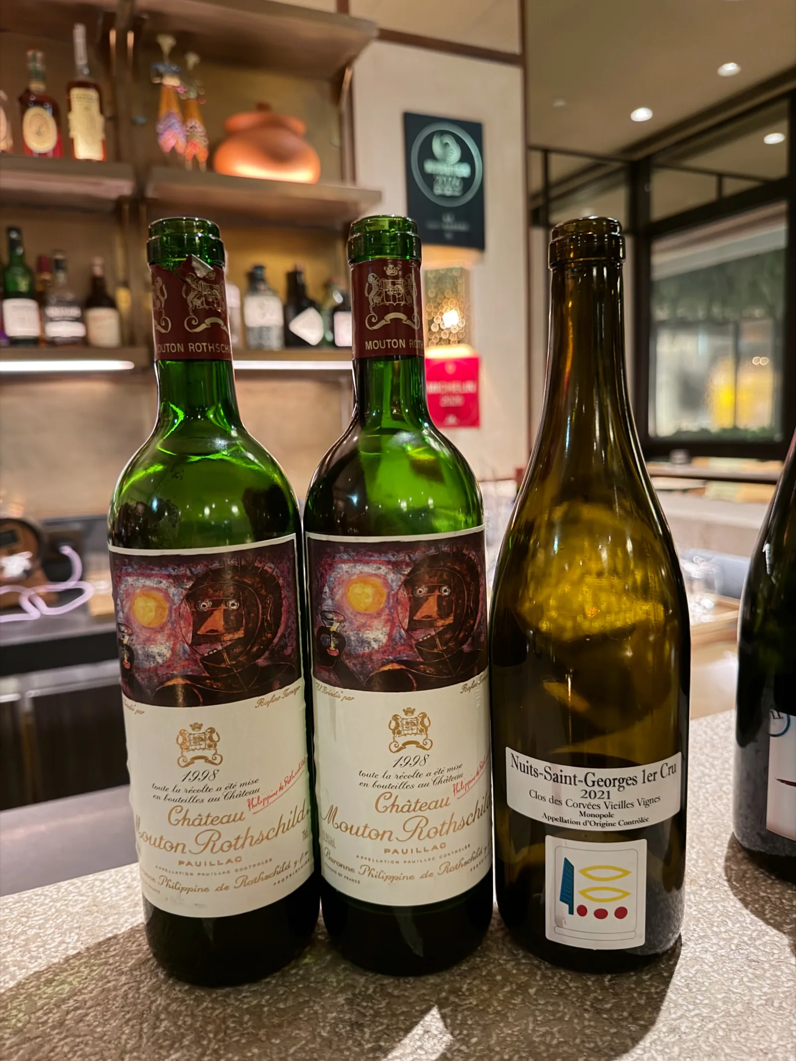 Mouton Rothschild and Burgundy