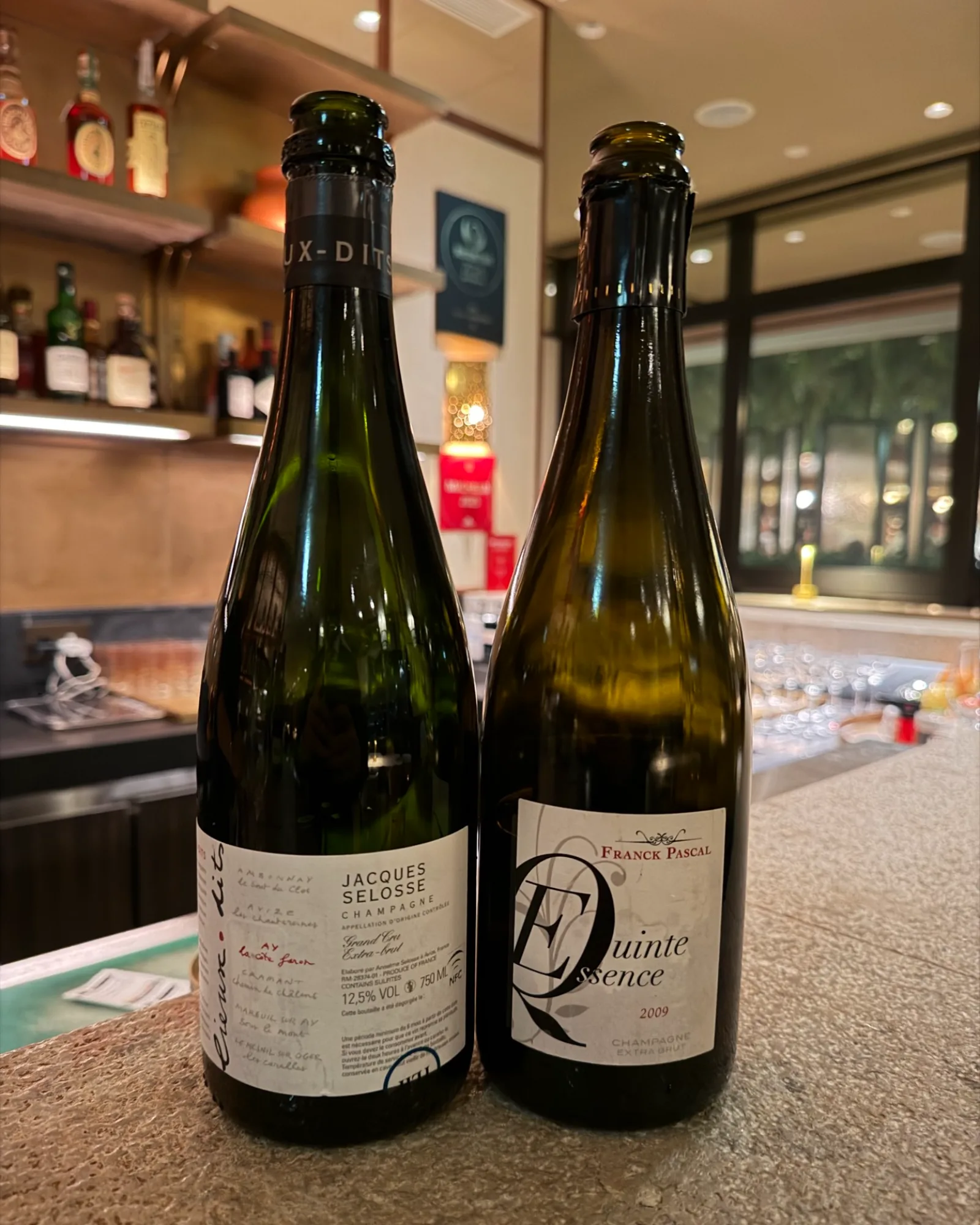 Jacques Selosse and Franck Pascal Champagne