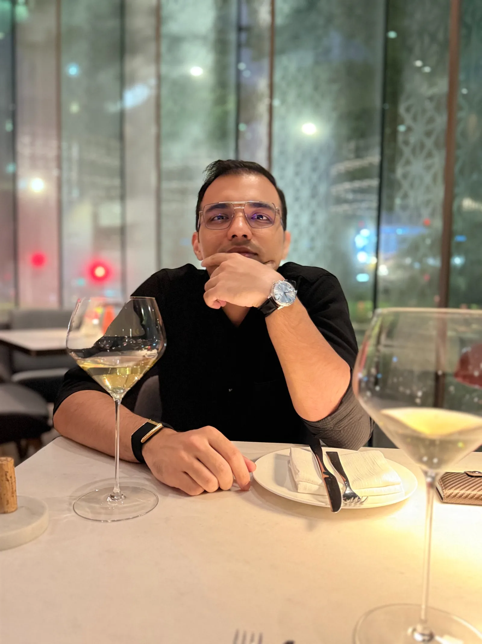 Amit's wine experience in Hong Kong